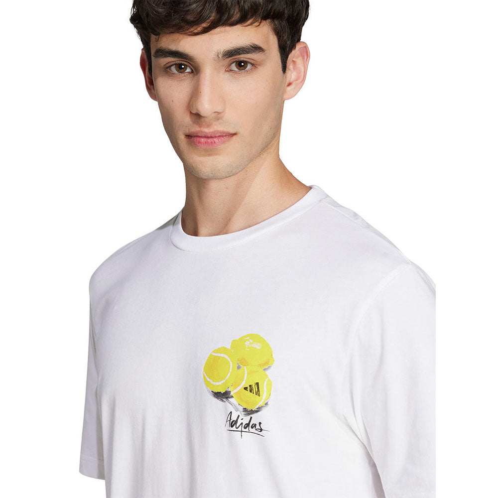 ADIDAS Lounge Still Life Lemons Graphic Men's T-Shirt - Supersports Thailand