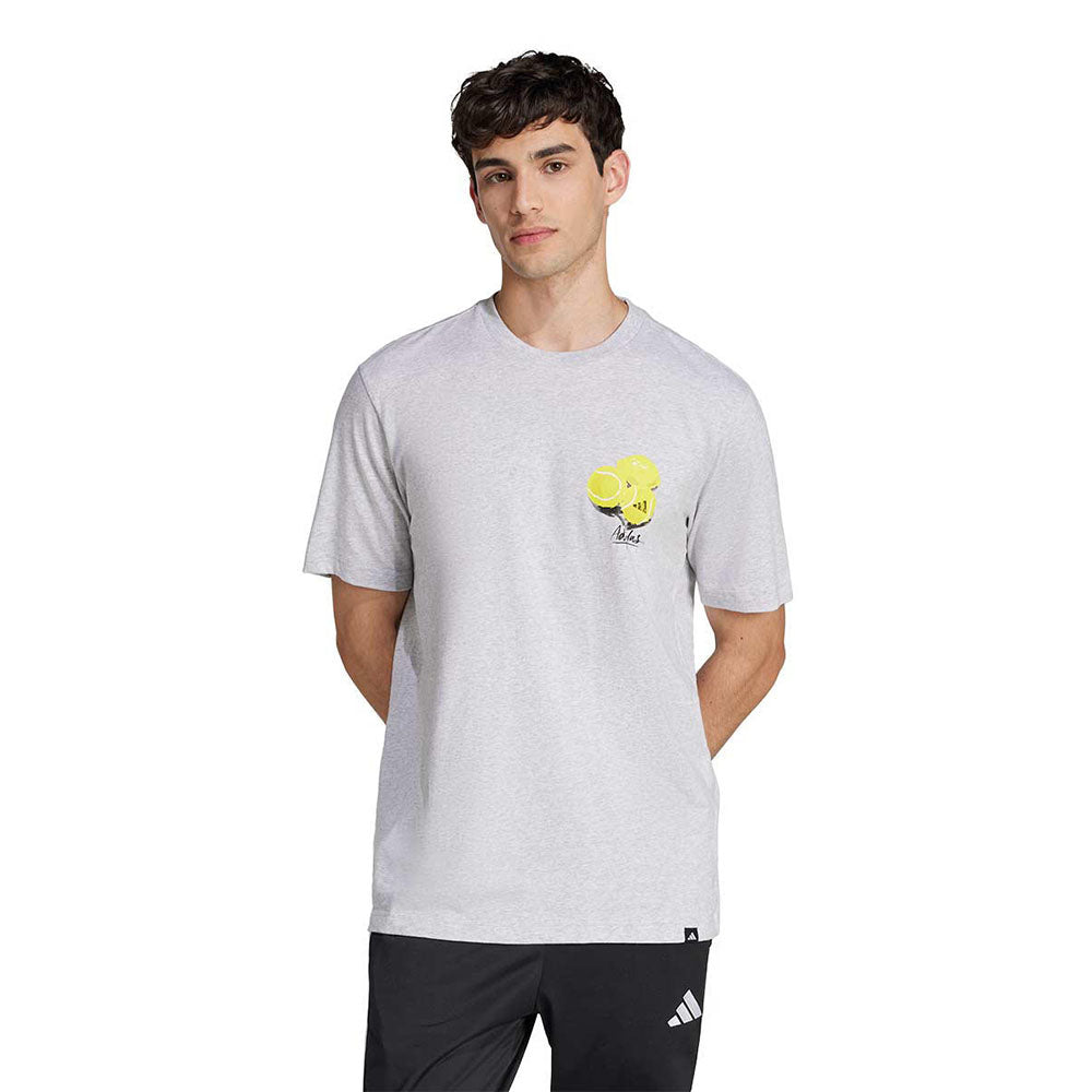 ADIDAS Lounge Still Life Lemons Graphic Men's T-Shirt - Supersports Thailand