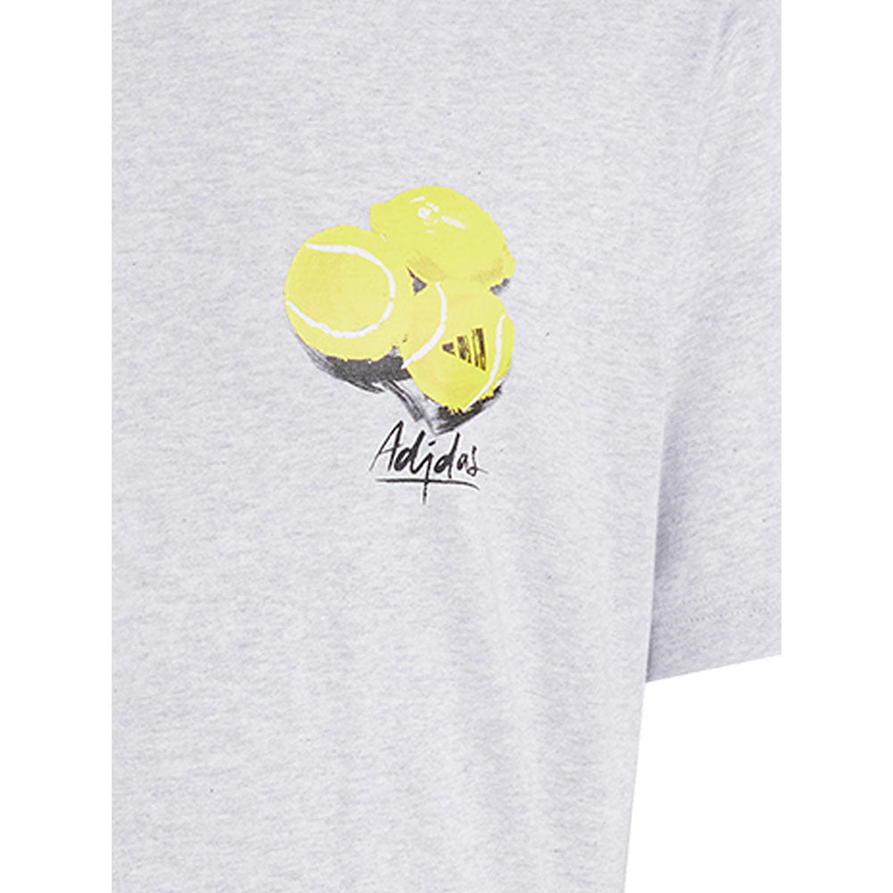 ADIDAS Lounge Still Life Lemons Graphic เสื้อยืดผู้ชาย
