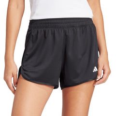 ADIDAS Pacer Essentials Knit High-Rise กางเกงออกกำลังกายขาสั้นผู้หญิง