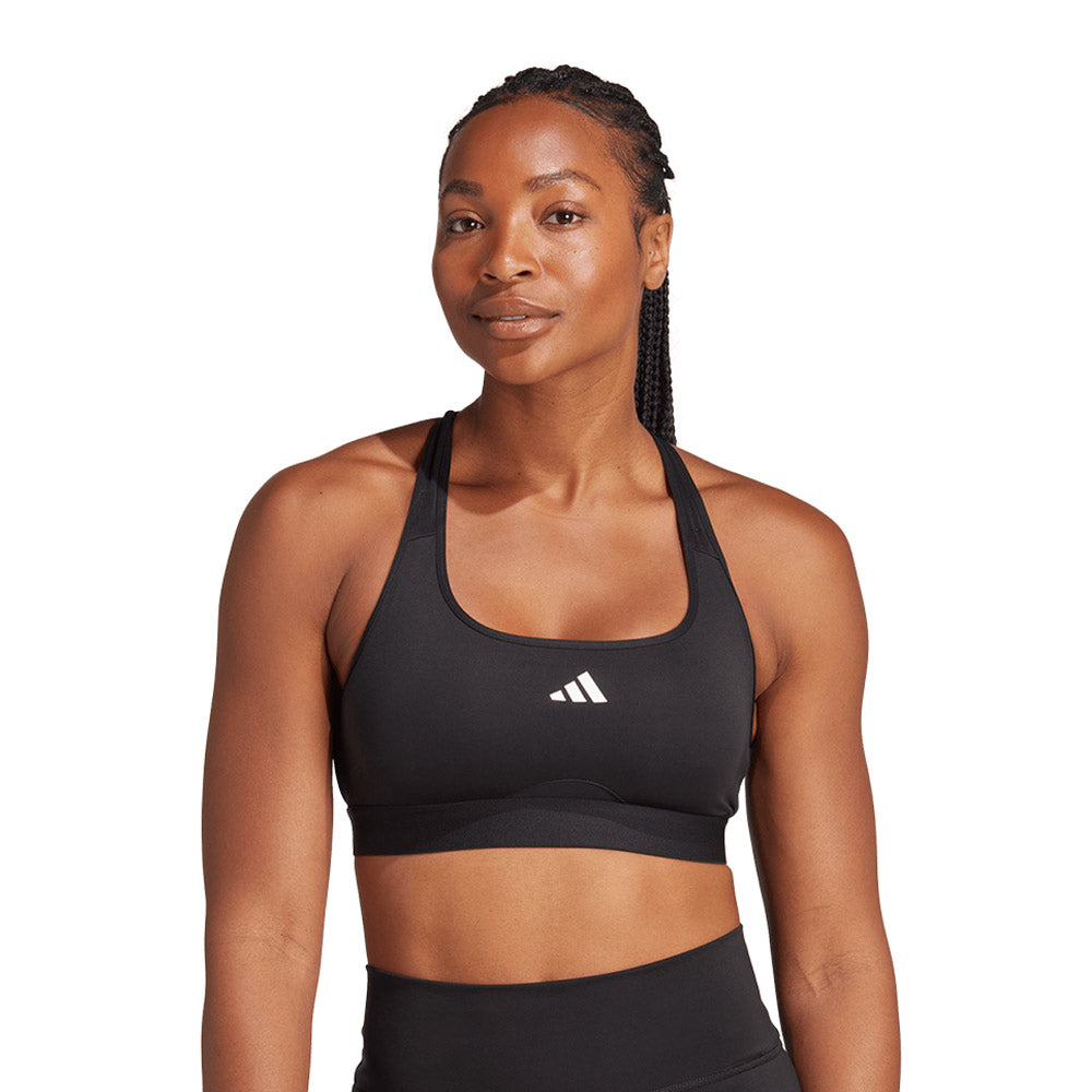 ADIDAS Powerreact Training Medium Support Women's Training Sport Bra - Supersports Thailand