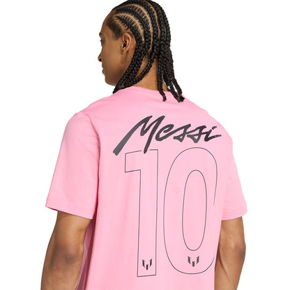 ADIDAS Messi Graphic เสื้อฟุตบอลผู้ชาย