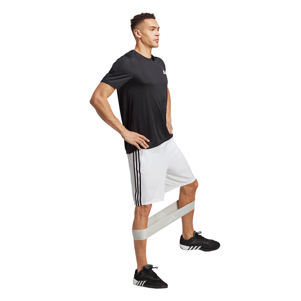 ADIDAS Train Essentials Piqué 3-Stripes กางเกงออกกำลังกายขาสั้นผู้ชาย