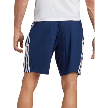 ADIDAS Train Essentials Piqué 3-Stripes กางเกงออกกำลังกายขาสั้นผู้ชาย