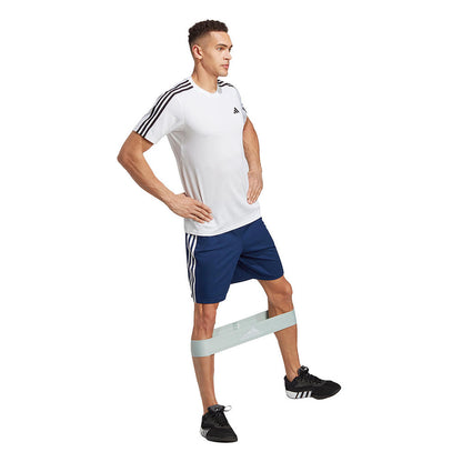 ADIDAS Train Essentials Piqué 3-Stripes กางเกงออกกำลังกายขาสั้นผู้ชาย