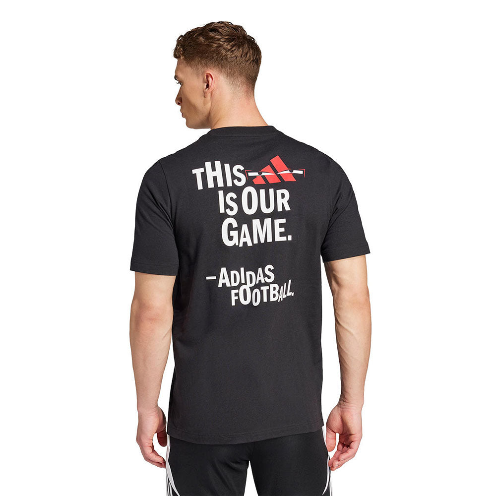 ADIDAS Football Graphic เสื้อยืดฟุตบอลผู้ชาย