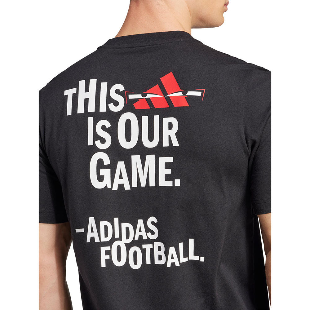 ADIDAS Football Graphic เสื้อยืดฟุตบอลผู้ชาย