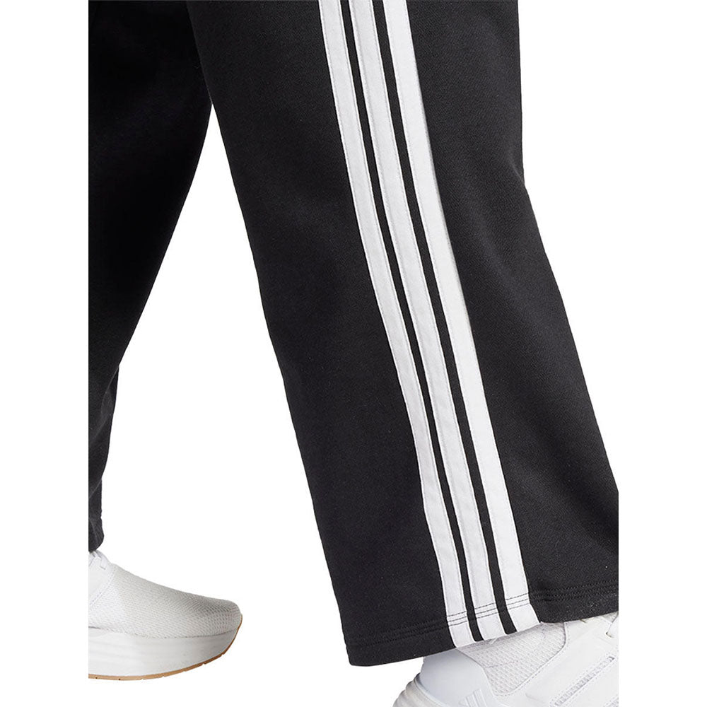 ADIDAS Essentials 3-Stripes Open-Hem Fleece Women's Lifestyle Pants - Supersports Thailand