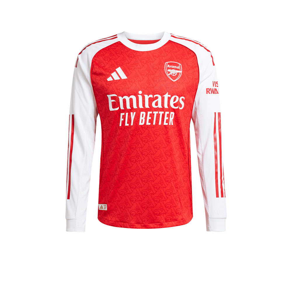 ADIDAS เสื้อแข่งผู้ชายแขนยาวทีมอาร์เซนอล ชุดเหย้า เกรด Authentic ฤดูกาล 2025/26