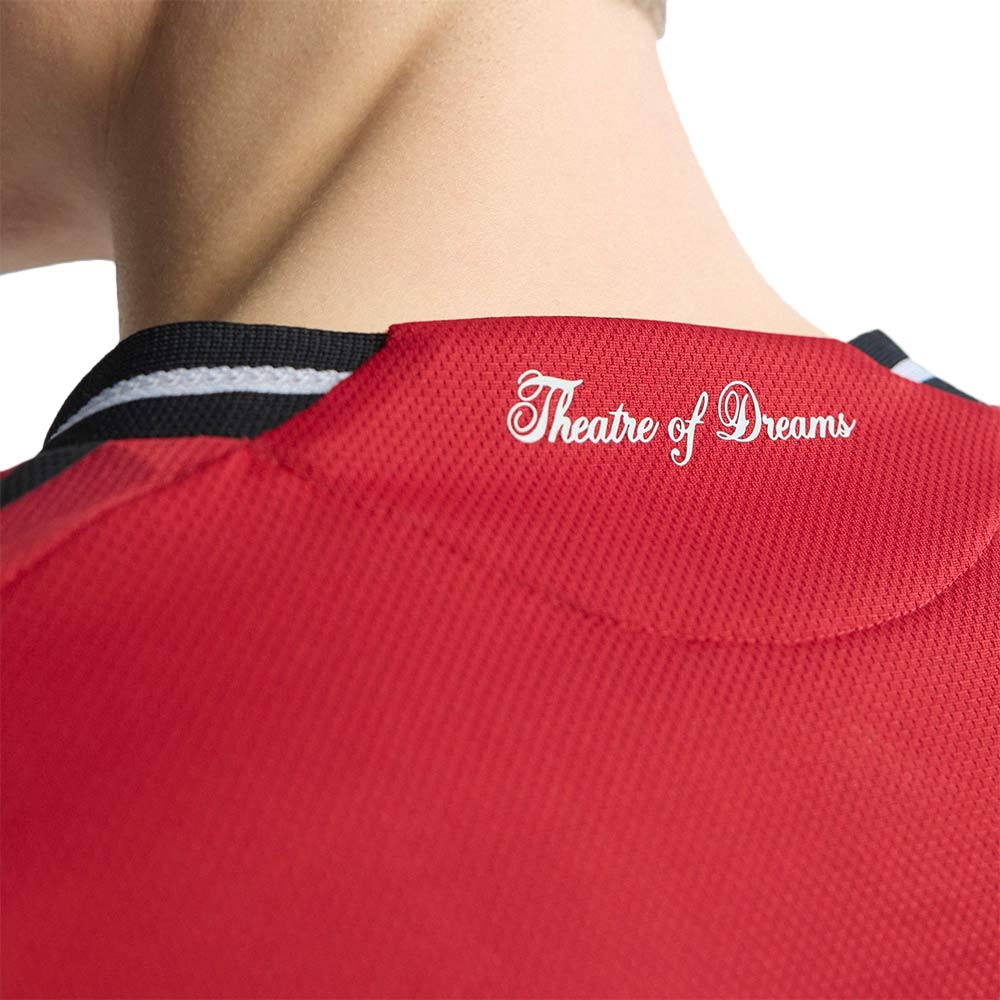 ADIDAS Men's Manchester United Home Authentic 2025/26 Long Sleeve Jersey