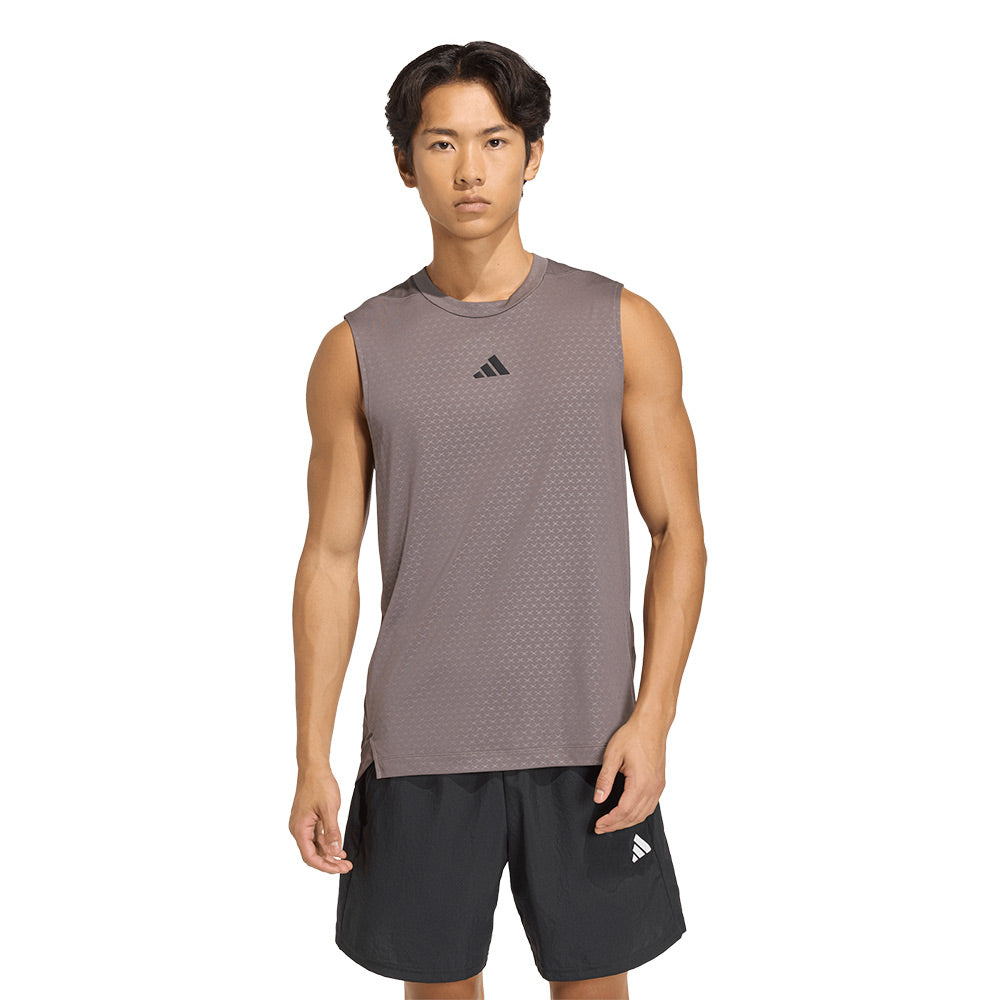 ADIDAS D4T Power 3 Stripe Men's Training Tank - Supersports Thailand Supersports Thailand