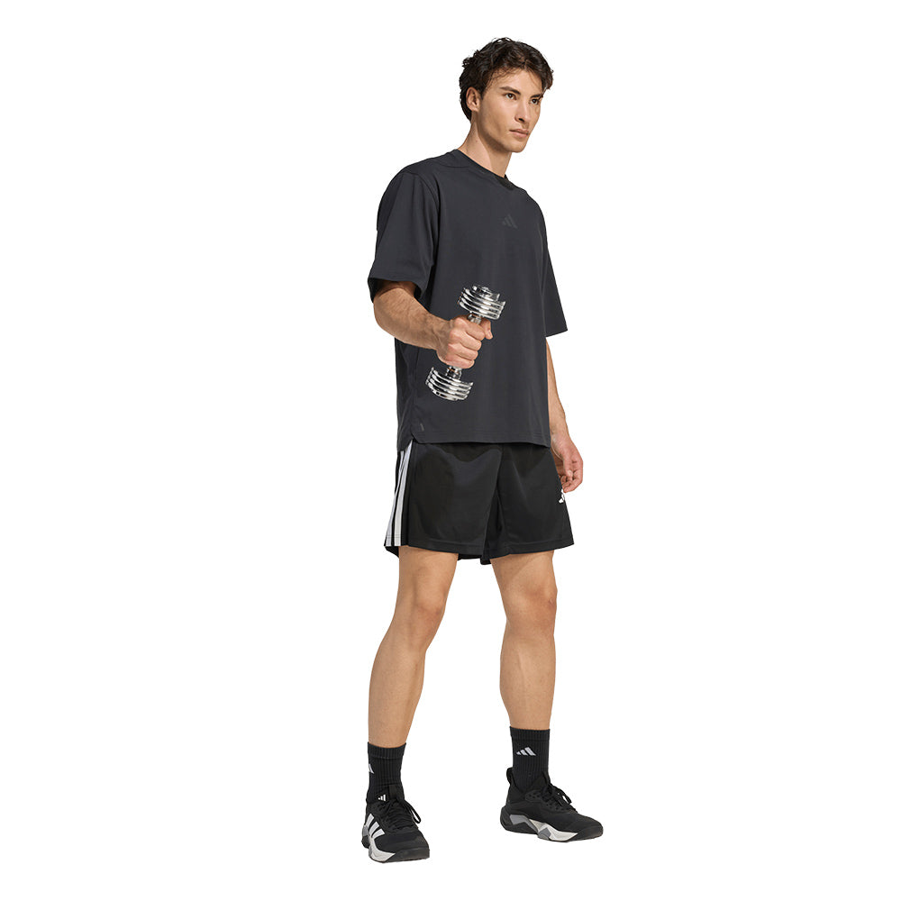 ADIDAS Workout Essentials Base 3-Stripes Pique short 7 inch Men's Training Shorts - Supersports Thailand Supersports Thailand
