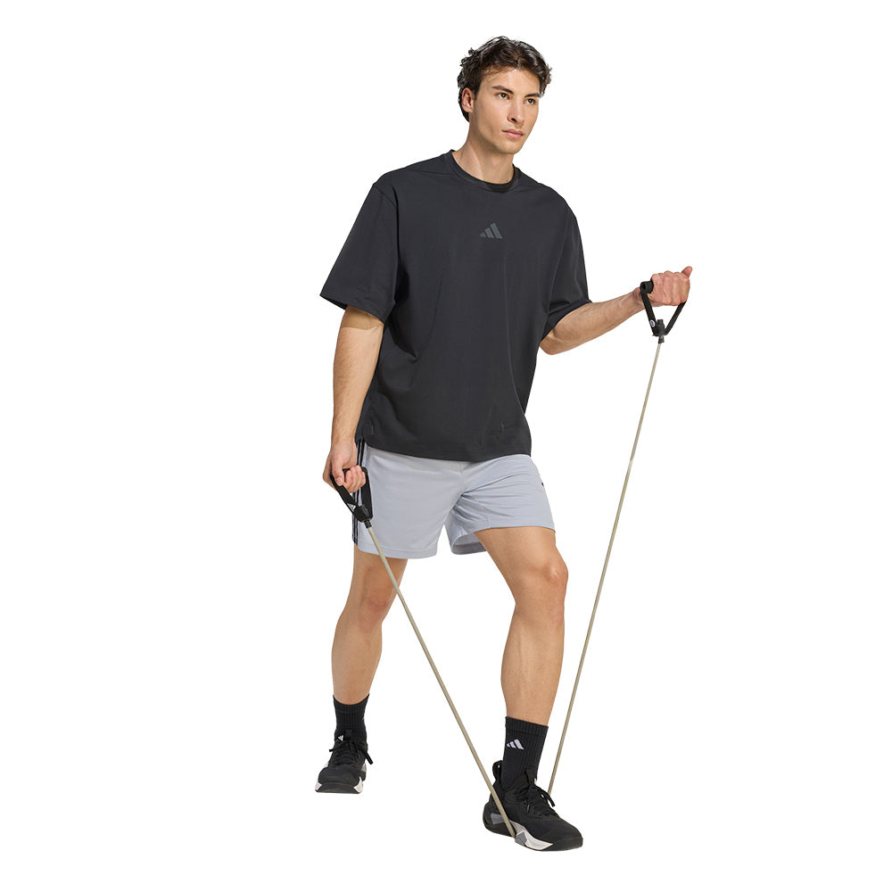 ADIDAS Workout Essentials Base 3-Stripes Pique short 7 inch Men's Training Shorts - Supersports Thailand Supersports Thailand