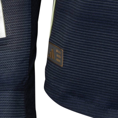 ADIDAS เสื้อแข่งผู้ชายแขนยาวทีมเรอัล มาดริด ชุดเยือน เกรด Authentic ฤดูกาล 2025/26