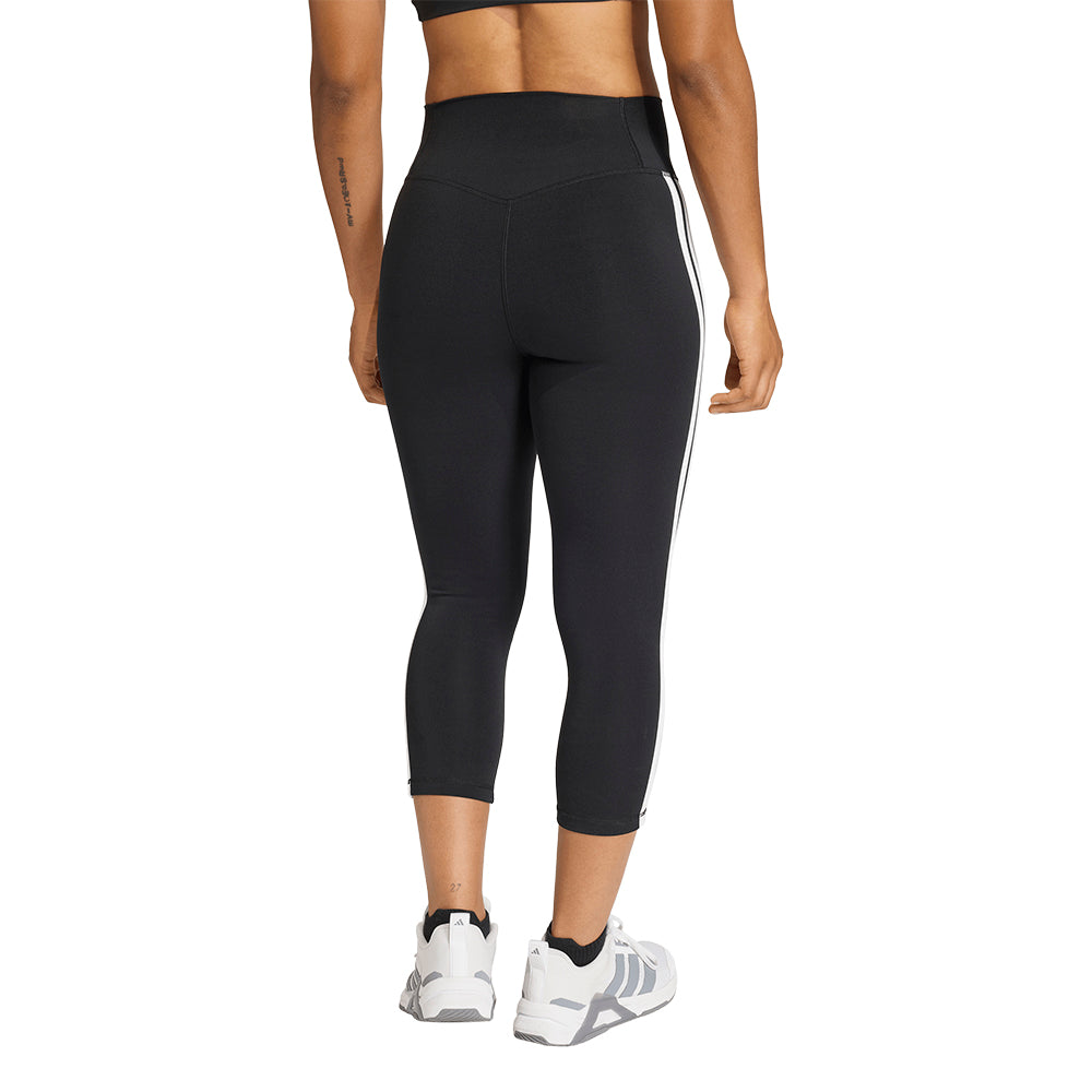 ADIDAS Optime Essentials Workout 3-Stripes 3/4 Women's Training Leggings - Supersports Thailand Supersports Thailand