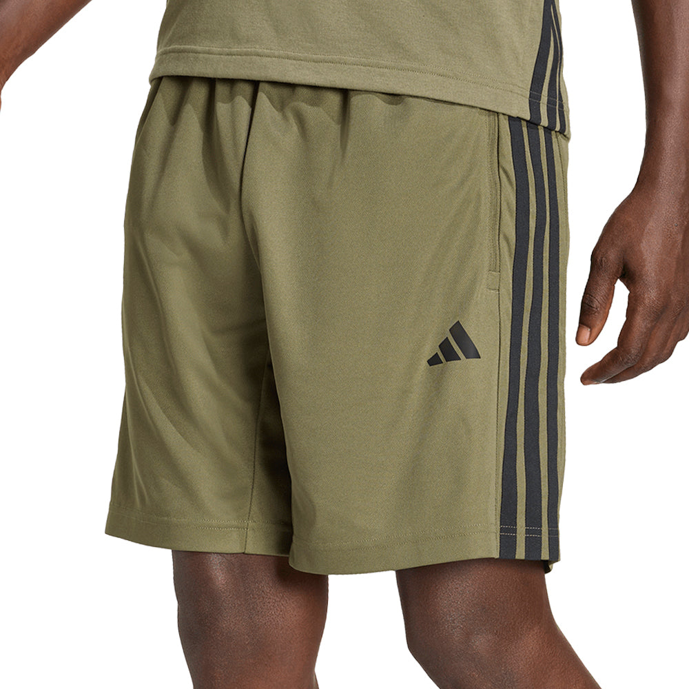 ADIDAS Workout Essentials Base 3-Stripes Pique Short 9 inch Men's Training Shorts - Supersports Thailand Supersports Thailand