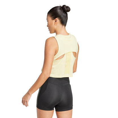 ADIDAS Power 3-Stripes Boxy เสื้อกล้ามออกกำลังกายผู้หญิง