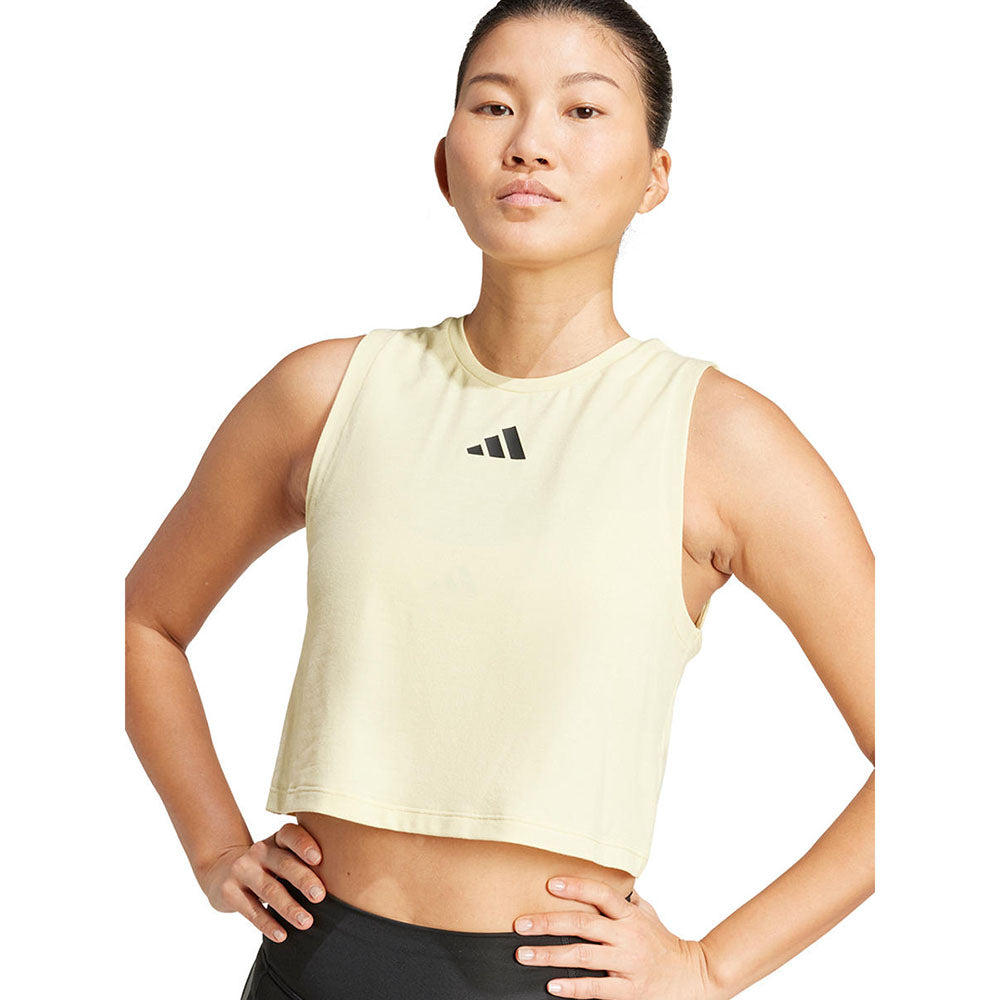 ADIDAS Power 3-Stripes Boxy เสื้อกล้ามออกกำลังกายผู้หญิง