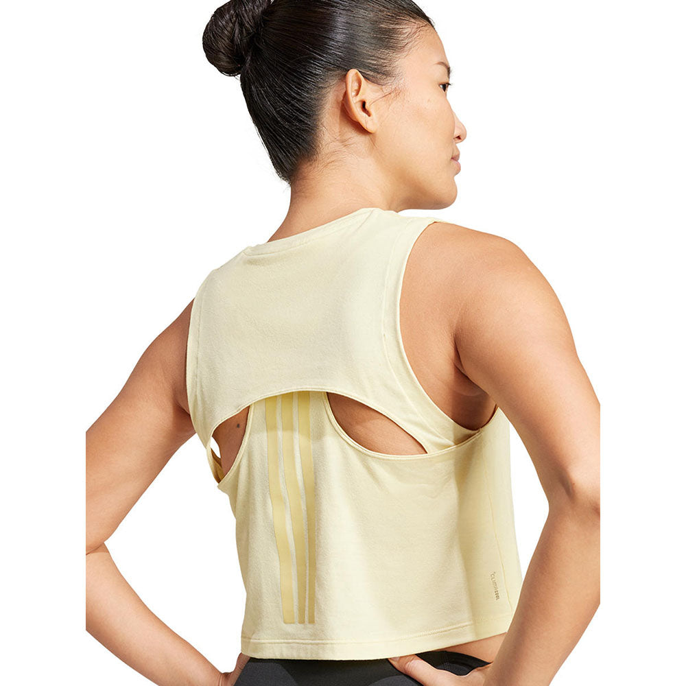 ADIDAS Power 3-Stripes Boxy เสื้อกล้ามออกกำลังกายผู้หญิง