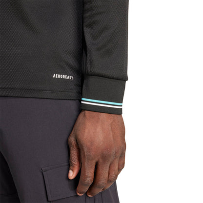 ADIDAS เสื้อแข่งรถแขนยาวผู้ชายทีม Mercedes - AMG Petronas Formula One เกรด Authentic