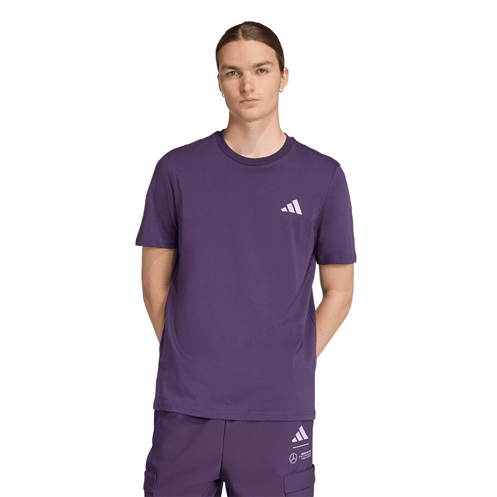 ADIDAS Mercedes - AMG Petronas Formula One Team Premium Woven Graphic เสื้อยืดผู้ชาย
