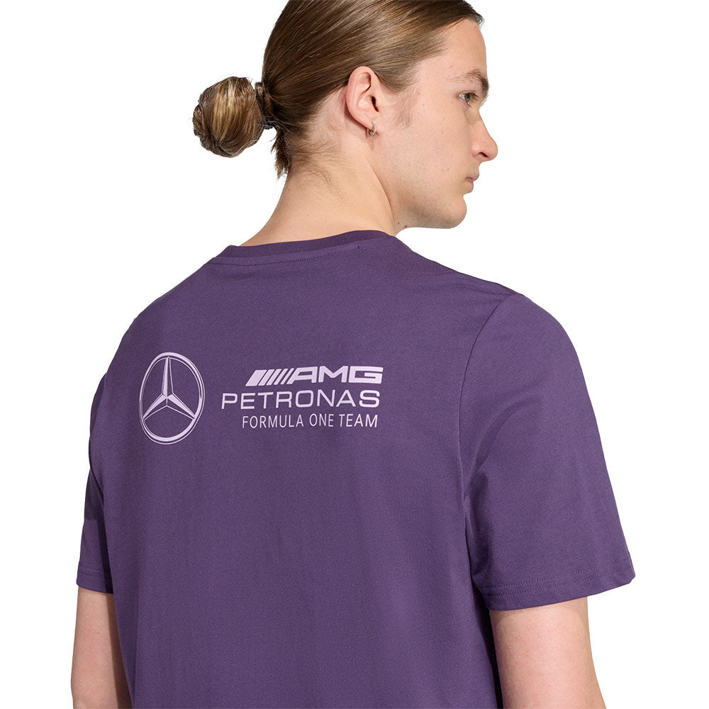 ADIDAS Mercedes - AMG Petronas Formula One Team Premium Woven Graphic เสื้อยืดผู้ชาย