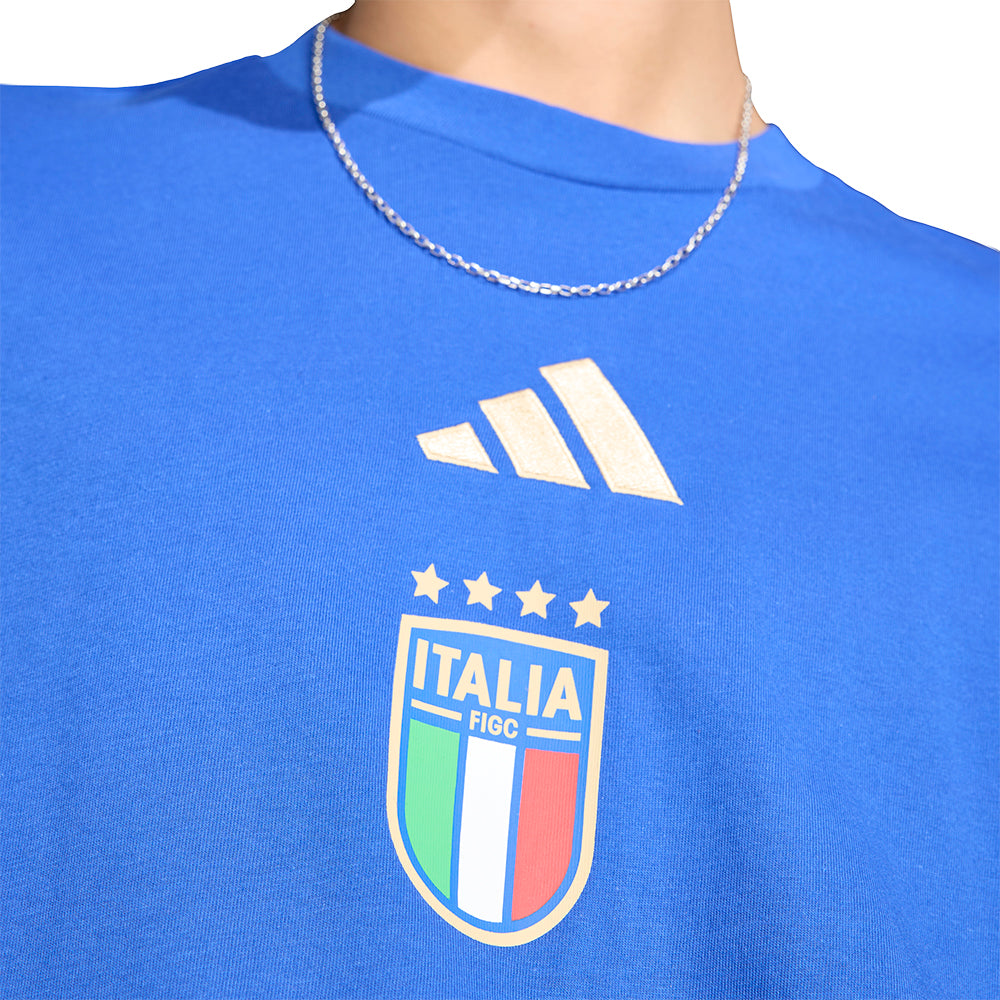ADIDAS Italy DNA Graphic Men's Football T-Shirt - Supersports Thailand Supersports Thailand