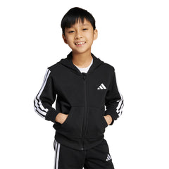 ADIDAS Essentials Full-Zip Hoodie Kids Jacket - Supersports Thailand