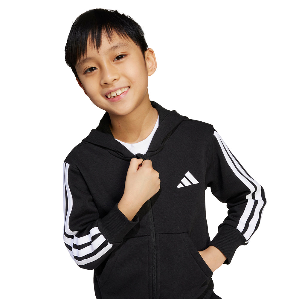 ADIDAS Essentials Full-Zip Hoodie Kids Jacket - Supersports Thailand