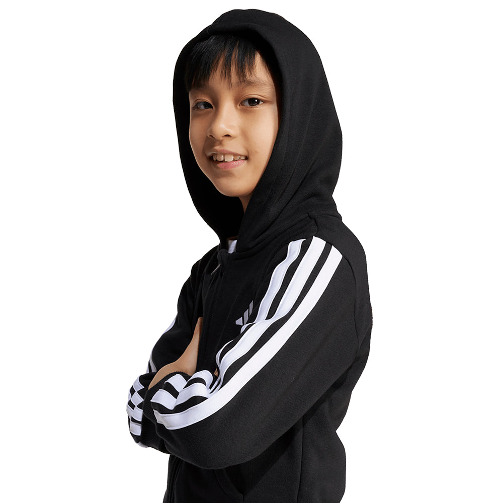ADIDAS Essentials Full-Zip Hoodie Kids Jacket - Supersports Thailand