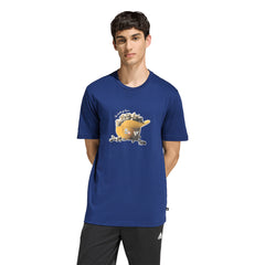 ADIDAS Snack Popcorn Graphic เสื้อยืดผู้ชาย