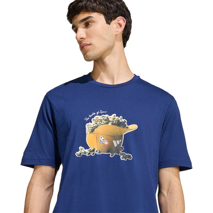 ADIDAS Snack Popcorn Graphic เสื้อยืดผู้ชาย