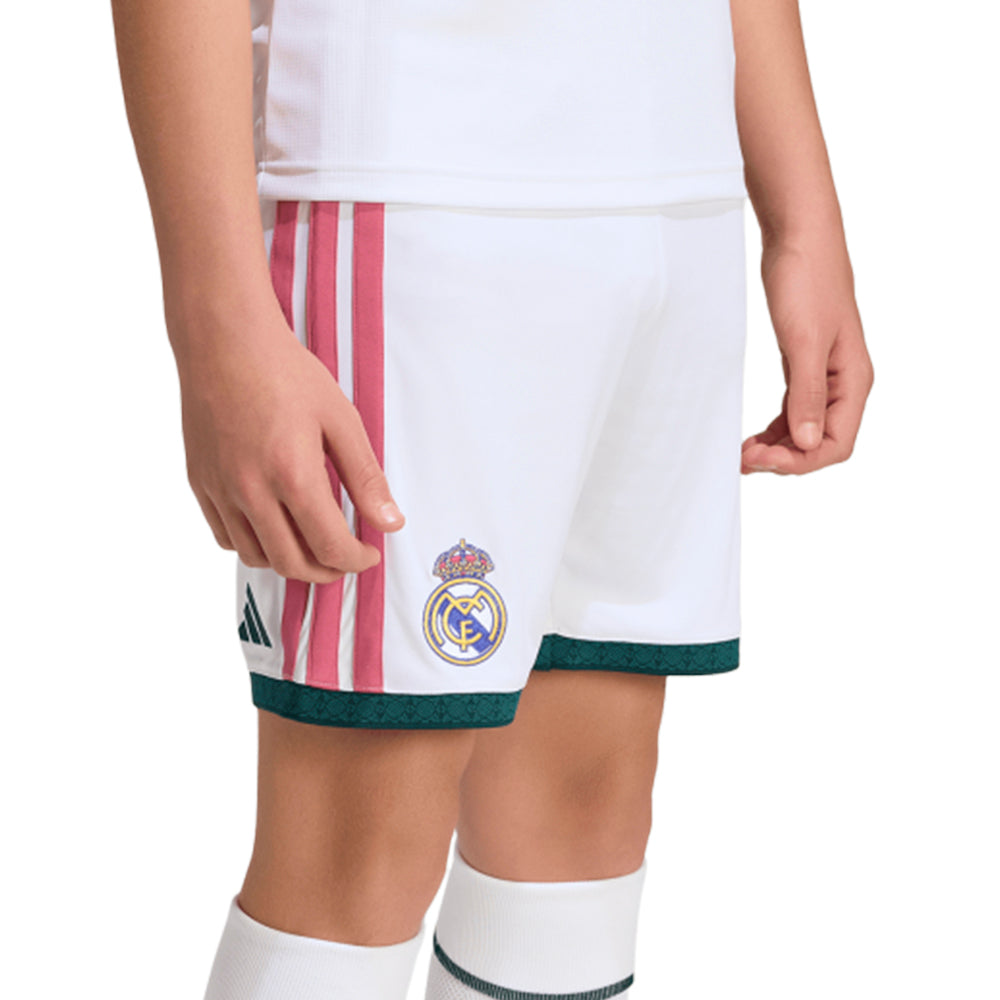 ADIDAS Kids Real Madrid Home 2026/27 Football Shorts - Supersports Thailand Supersports Thailand