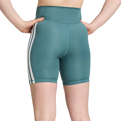ADIDAS Optime Essentials 3-Stripes กางเกงเลกกิ้งขาสั้นผู้หญิง