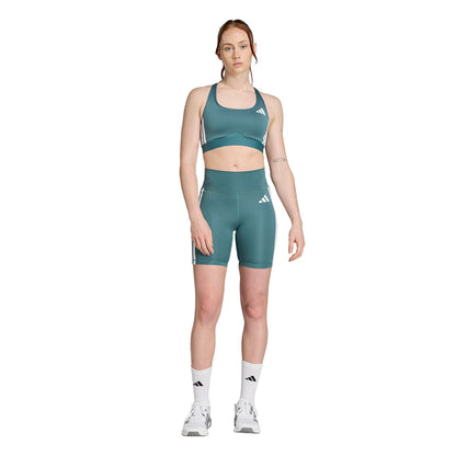 ADIDAS Optime Essentials 3-Stripes กางเกงเลกกิ้งขาสั้นผู้หญิง