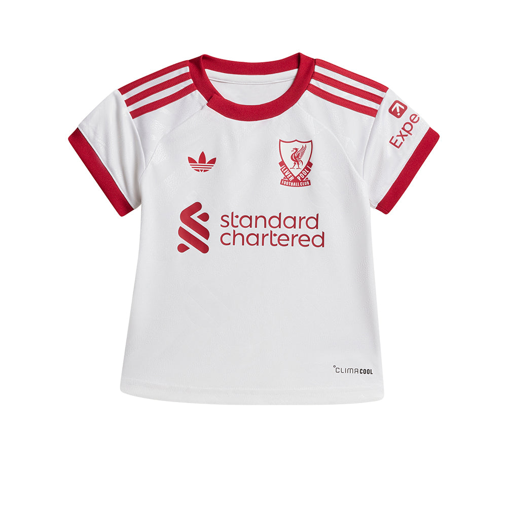 ADIDAS เสื้อแข่งเด็กทีมลิเวอร์พูล ชุดเยือน ฤดูกาล 2026/27 Supersports Thailand