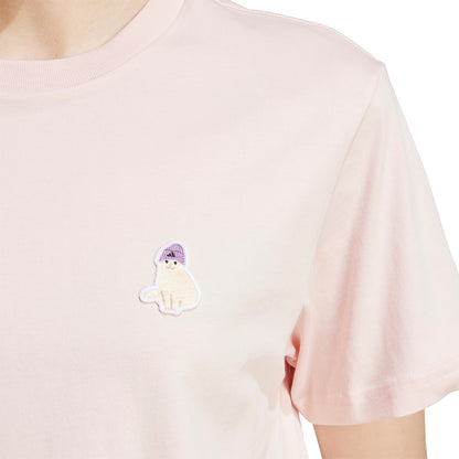 ADIDAS Cat Patch3 Graphic เสื้อยืดผู้หญิง