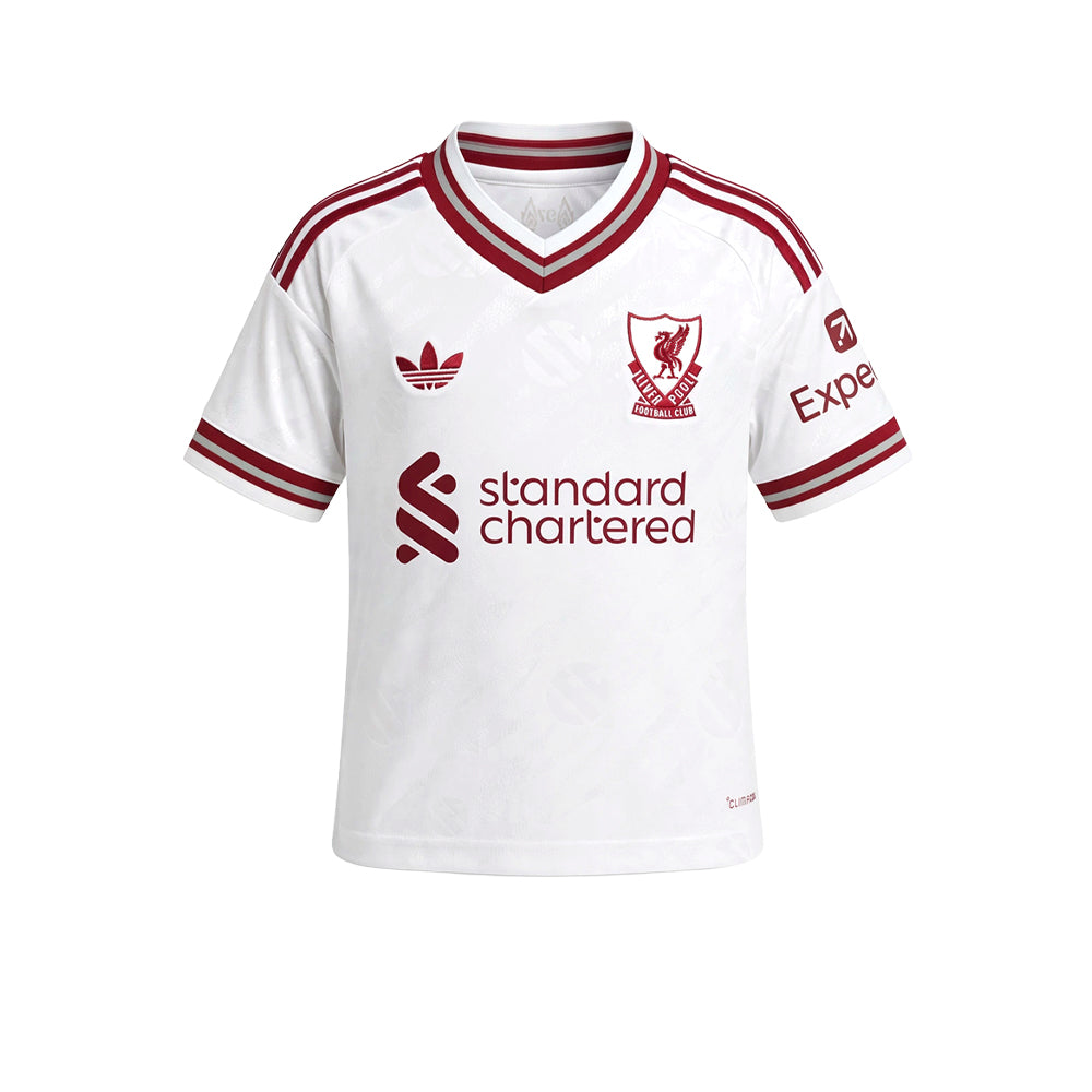 ADIDAS เสื้อแข่งเด็กทีมลิเวอร์พูล ชุดเยือน ฤดูกาล 2026/27 Supersports Thailand