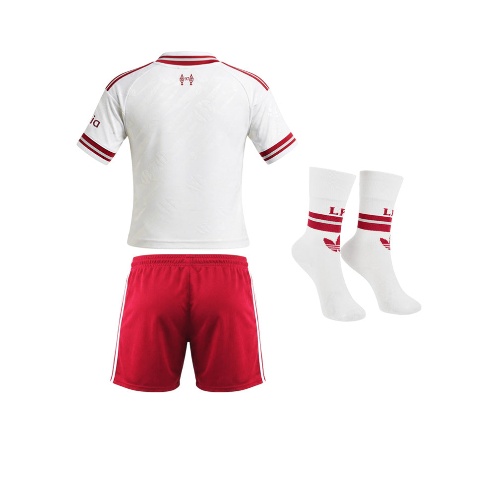 ADIDAS ชุดเซ็ตแข่งเด็กทีมลิเวอร์พูล ชุดเยือน ฤดูกาล 2026/27 Supersports Thailand
