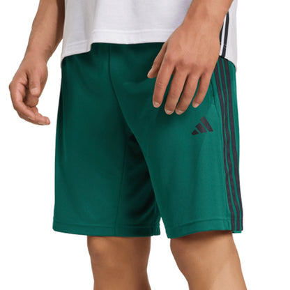ADIDAS Workout Essentials Base 3-Stripes Pique Short 9 inch Men's Training Shorts - Supersports Thailand
