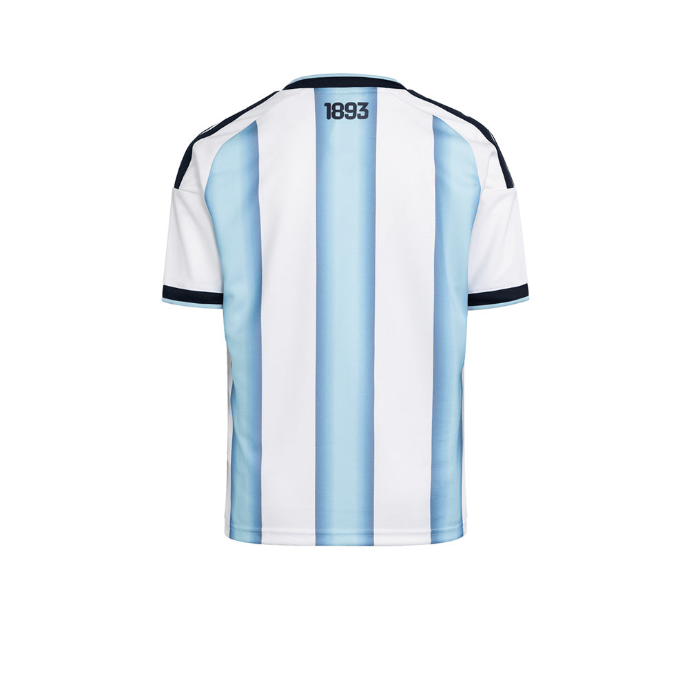 ADIDAS เสื้อแข่งเด็กทีมชาติอาร์เจนตินา เมสซี ชุดเหย้า เกรด Replica ฤดูกาล 2025/26 