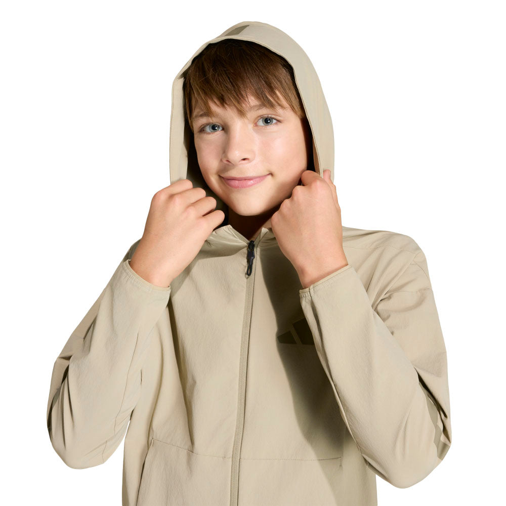 ADIDAS Z.N.E. Woven Travel Cover Up Kids Jacket - Supersports Thailand