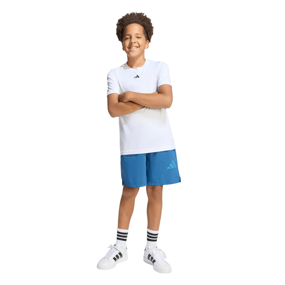 ADIDAS Z.N.E. Woven Travel Kids Lifestyle Shorts - Supersports Thailand Supersports Thailand