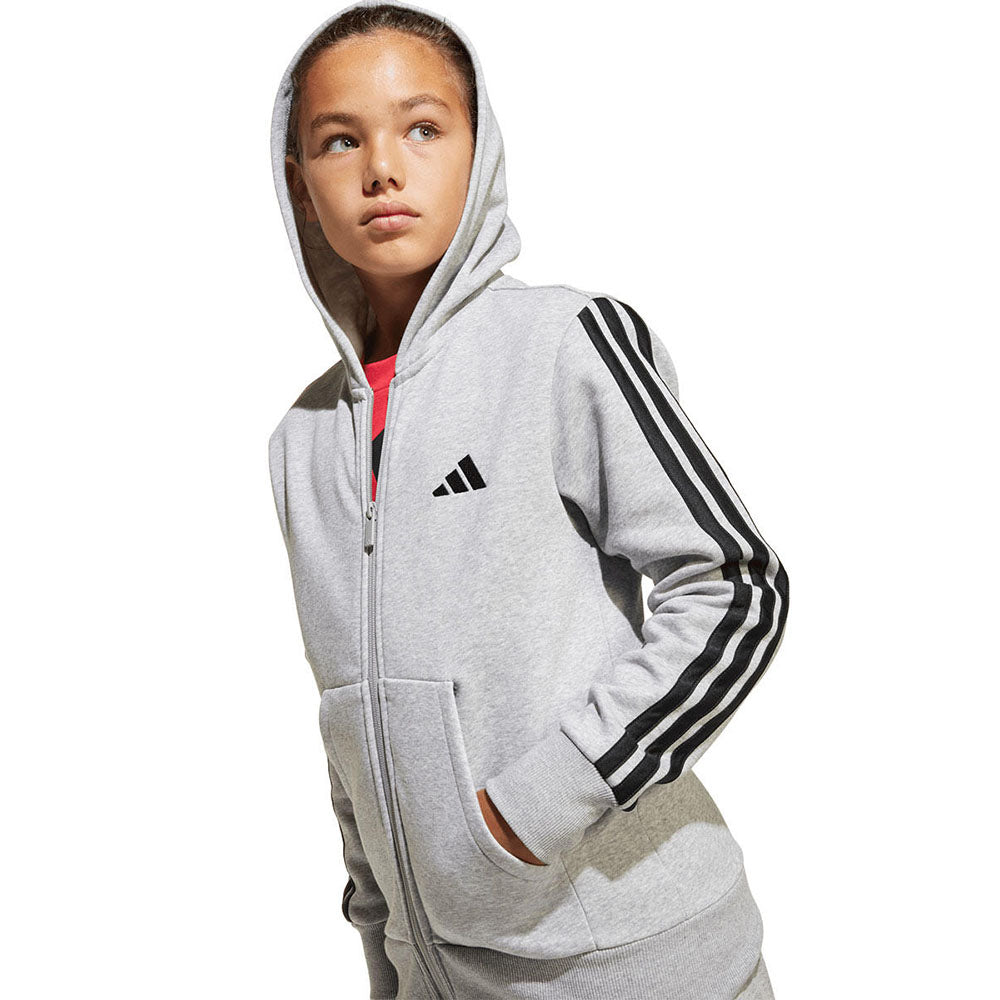 ADIDAS Essentials Full-Zip Kids Hoodie - Supersports Thailand