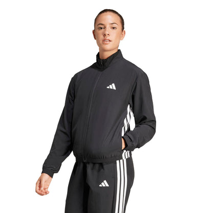 ADIDAS Train Essentials 3-Stripes Woven Warm-Up Women's Training Jacket - Supersports Thailand