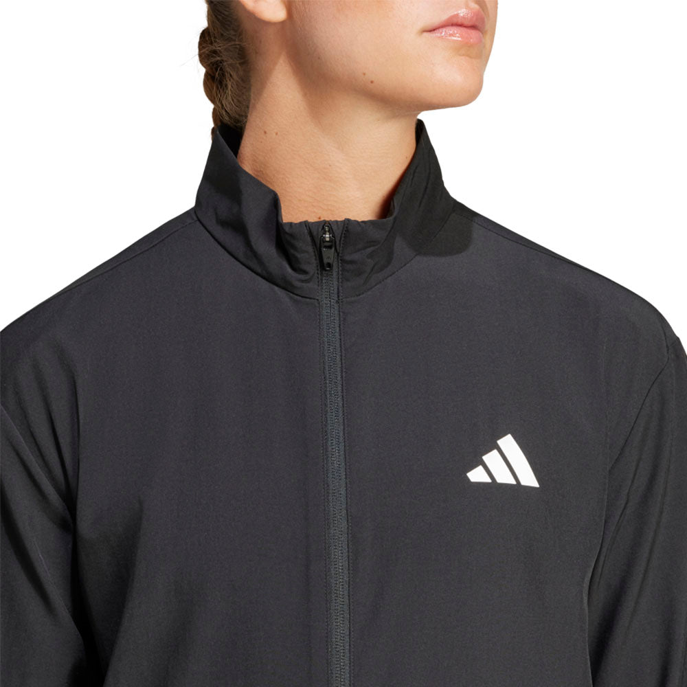 ADIDAS Train Essentials 3-Stripes Woven Warm-Up Women's Training Jacket - Supersports Thailand