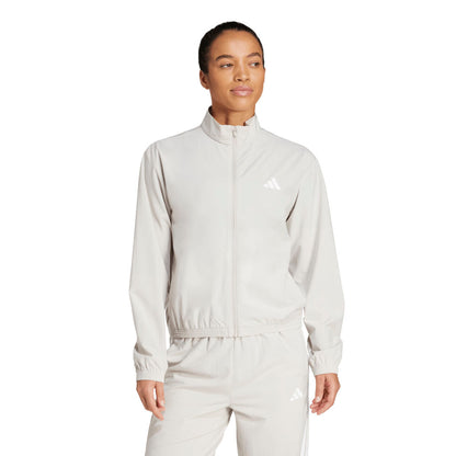 ADIDAS Train Essentials 3-Stripes Woven Warm-Up Women's Training Jacket - Supersports Thailand