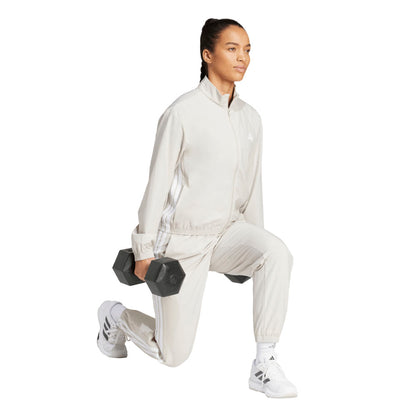 ADIDAS Train Essentials 3-Stripes Woven Warm-Up Women's Training Jacket - Supersports Thailand