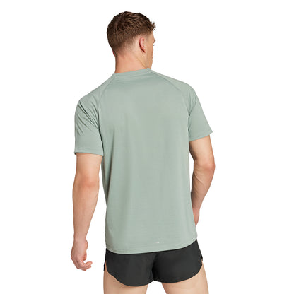 ADIDAS Own the Run 3-Stripes Men's Running T-Shirt