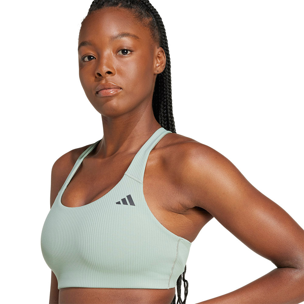 ADIDAS Powerimpact Rib Medium Support Women's Sports Bra - Supersports Thailand